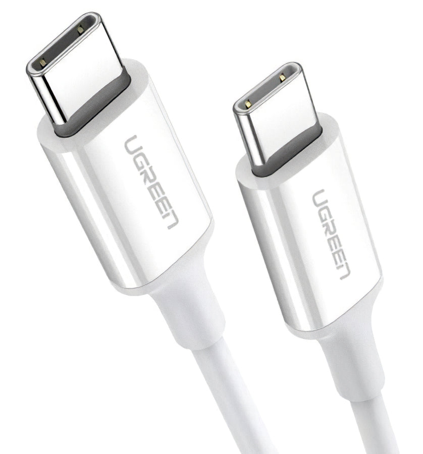 UGREEN US264 USB-C auf USB-C Kabel 60W 2m | Weiß | PD & QC