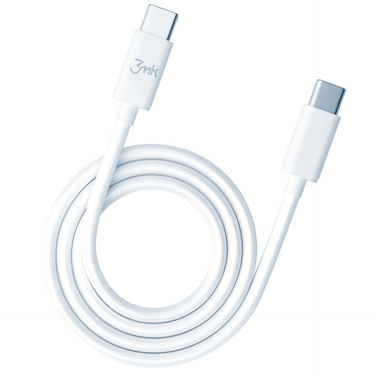 USB-C Daten- und Ladekabel - USB-C 3MK Hyper, 100W, 2m, Weiß