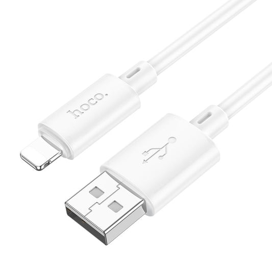 HOCO X88 USB-A - Lightning Daten- und Ladekabel HOCO X88, 18W, 1m, Weiß