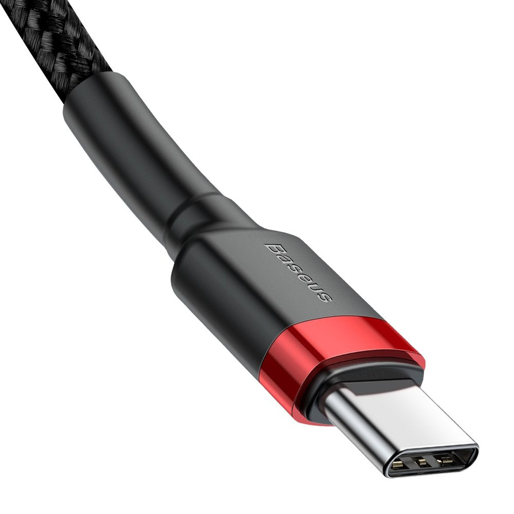 USB-C Daten- und Ladekabel - USB-C Baseus Cafule, 60W, 2m, Rot CATKLF-H91