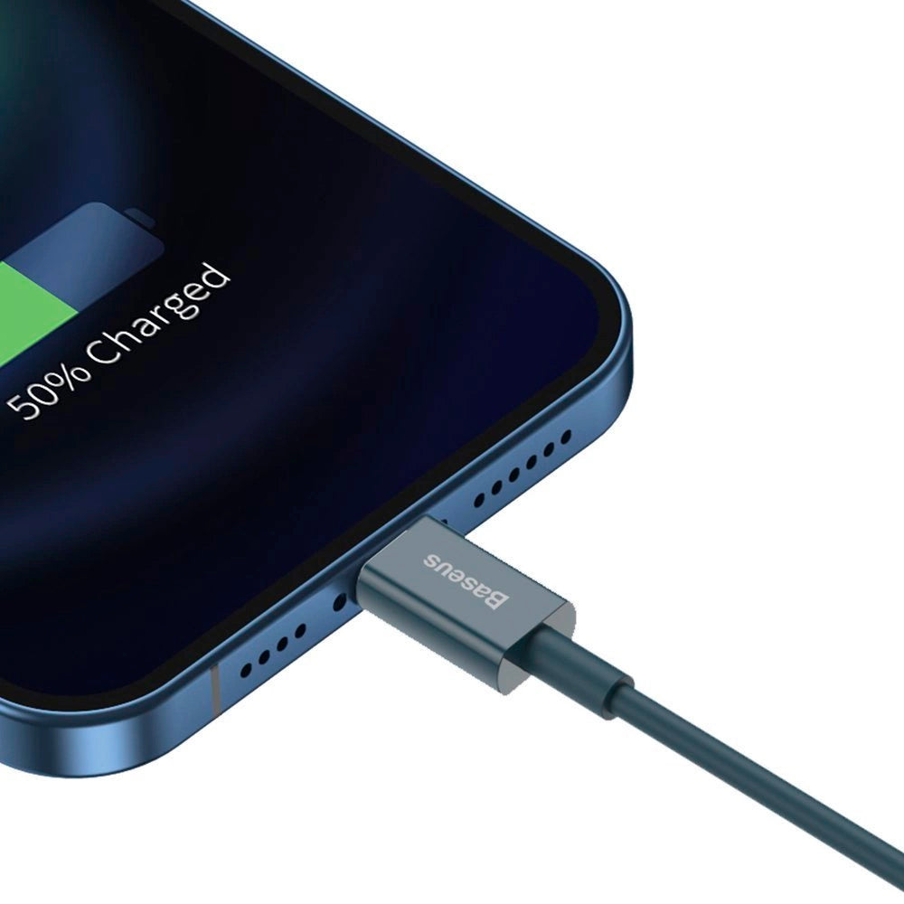 Daten- und Ladekabel USB-A - Lightning Baseus Superior Series, 20W, 1m, Blau CALYS-A03