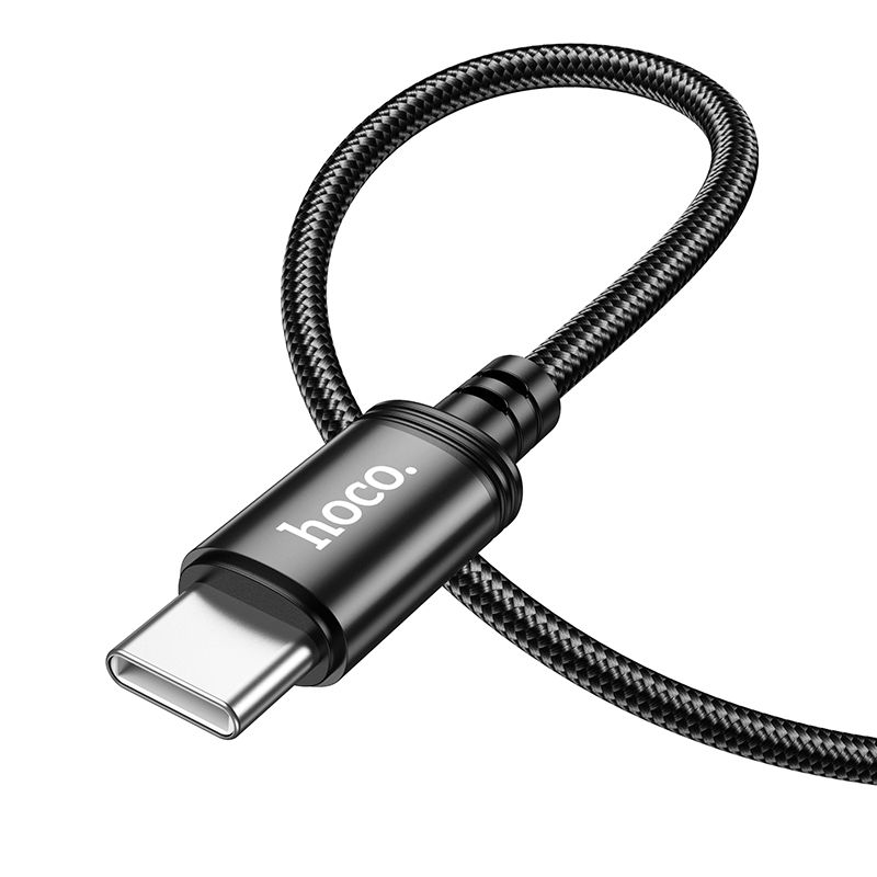 Daten- und Ladekabel USB-A - USB-C HOCO X89, 18W, 1m, Schwarz
