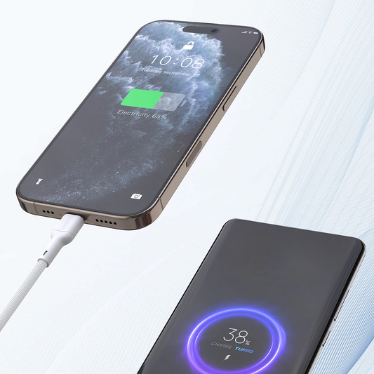 USB-C Data and Charging Cable - USB-C Dudao L9C Max, 240W, 2m, White