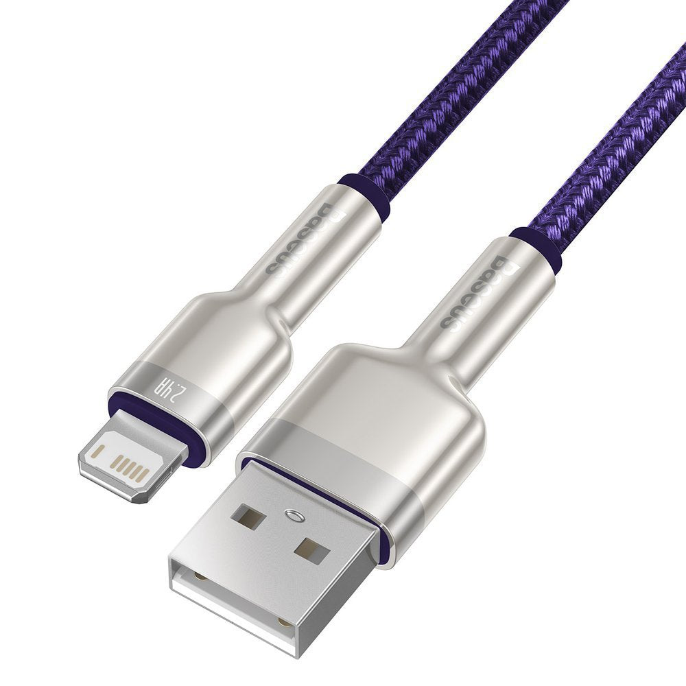 Baseus Cafule Metal USB-A auf Lightning Kabel 18W 1m | Lila