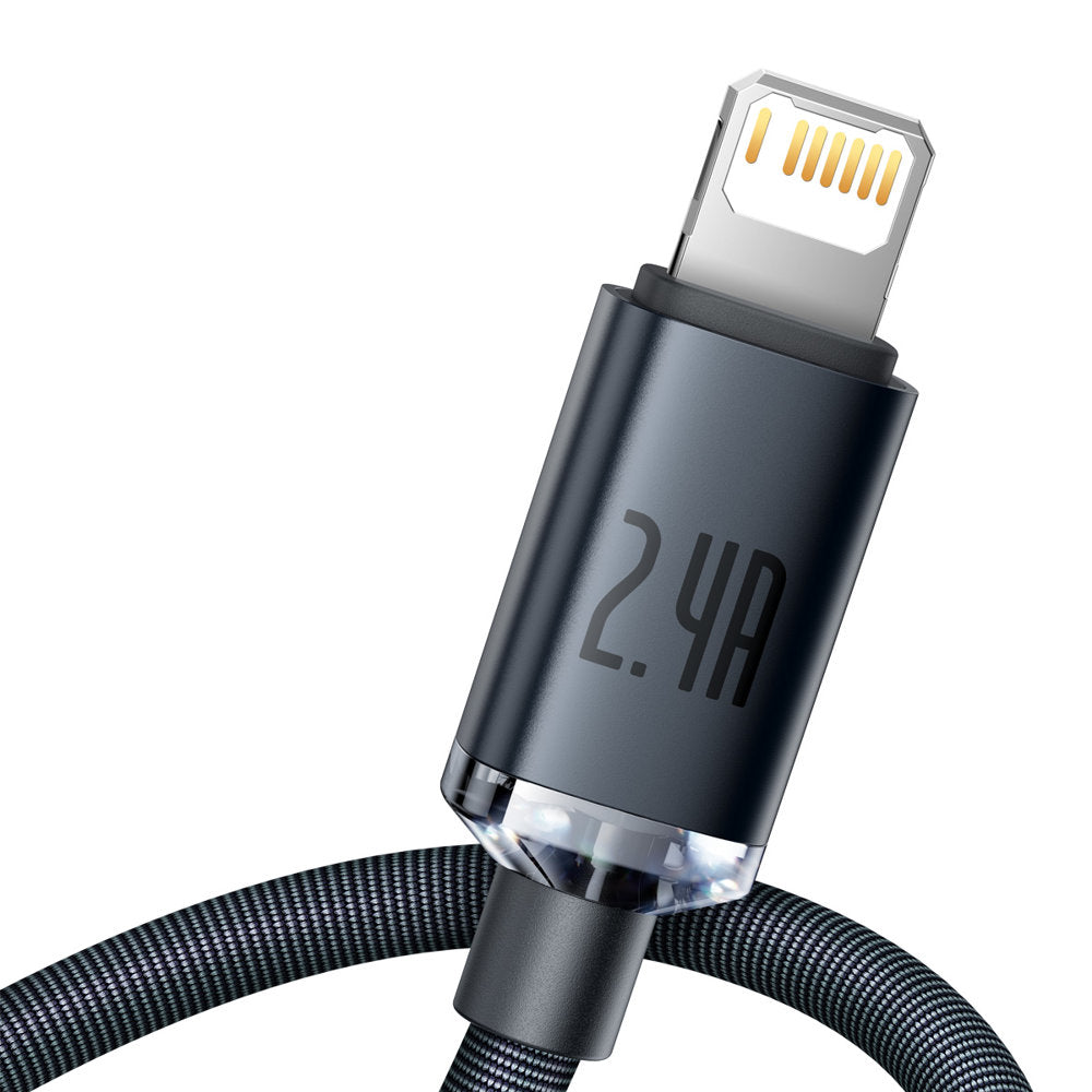 Baseus Crystal Shine Series USB-A auf Lightning Kabel 20W 1.2m | Schwarz
