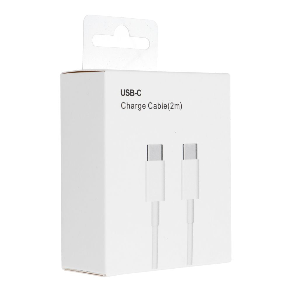 USB-C Daten- und Ladekabel - USB-C OEM USB-C HD26 Box, 30W, 2m, Weiß