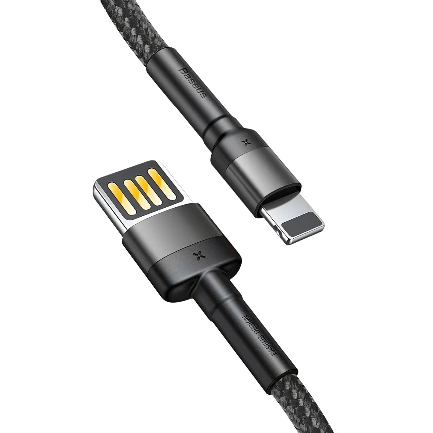 USB-A - Lightning Baseus Cafule Special Edition Daten- und Ladekabel, 18W, 2m, Grau CALKLF-HG1