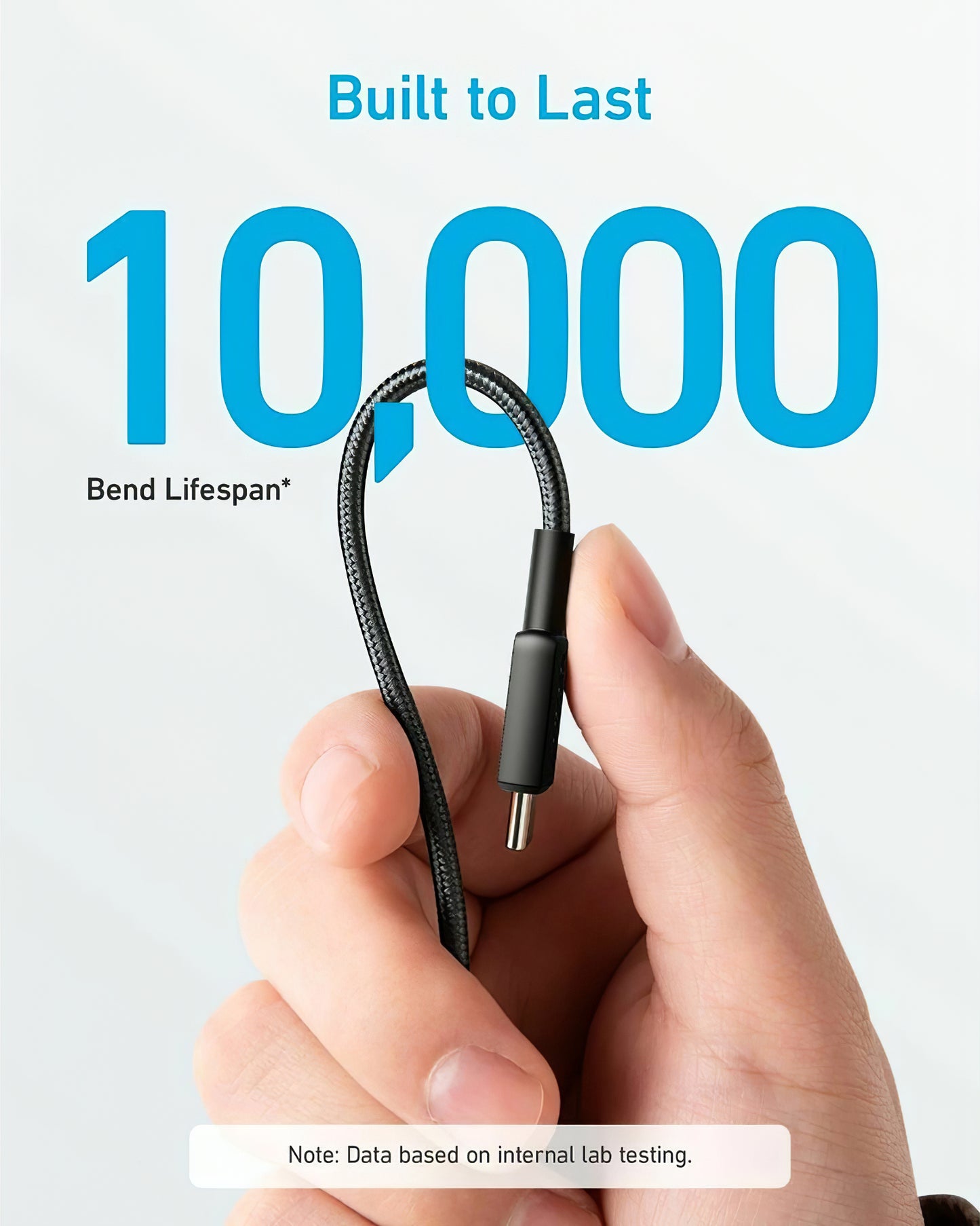 USB-C Daten- und Ladekabel - USB-C Anker 322, 60W, 0.9m, Schwarz A81F5G11