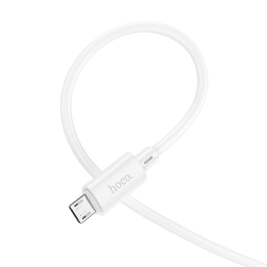 HOCO X88 USB-A - microUSB Daten- und Ladekabel, 18W, 1m, Weiß