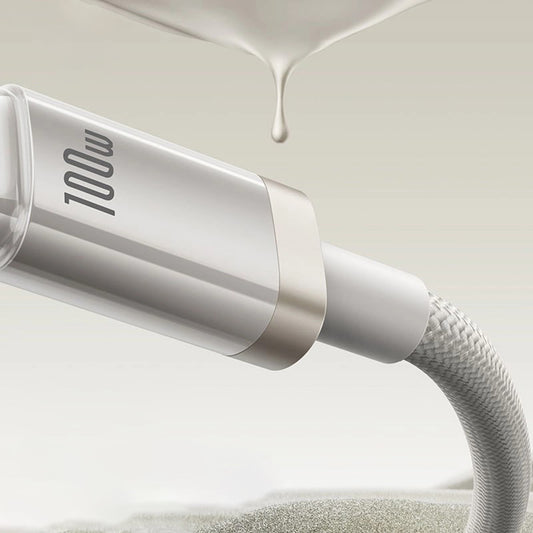 Daten- und Ladekabel USB-A - USB-C Baseus Titanium, 100W, 2m, Silber P10378102G21-02