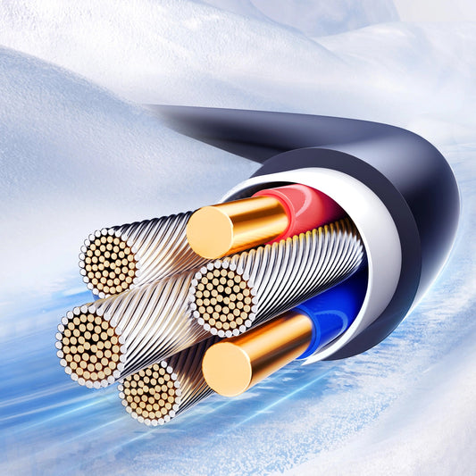 Daten- und Ladekabel USB-A - Lightning Joyroom S-A43 Crystal, 18W, 1,5m, Schwarz