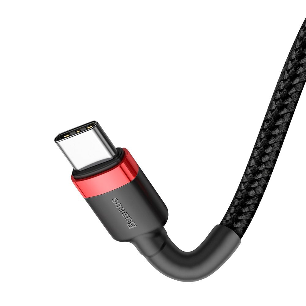USB-C Daten- und Ladekabel - USB-C Baseus Cafule, 60W, 2m, Rot CATKLF-H91