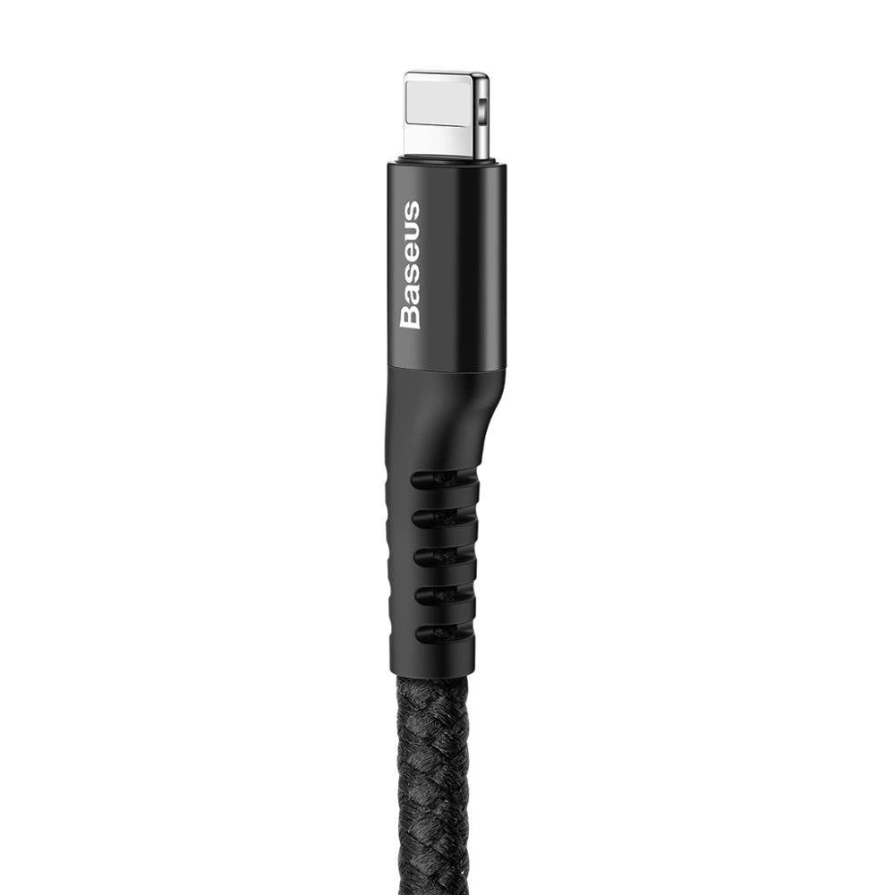 Daten- und Ladekabel USB-A - Lightning Baseus Fish Eye Spring, 18W, 1m, Schwarz CALSR-01 CALSR-01