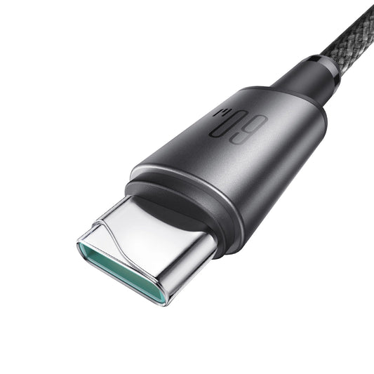 USB-C Daten- und Ladekabel - USB-C Joyroom S-A50, 60W, 1.2m, Grau