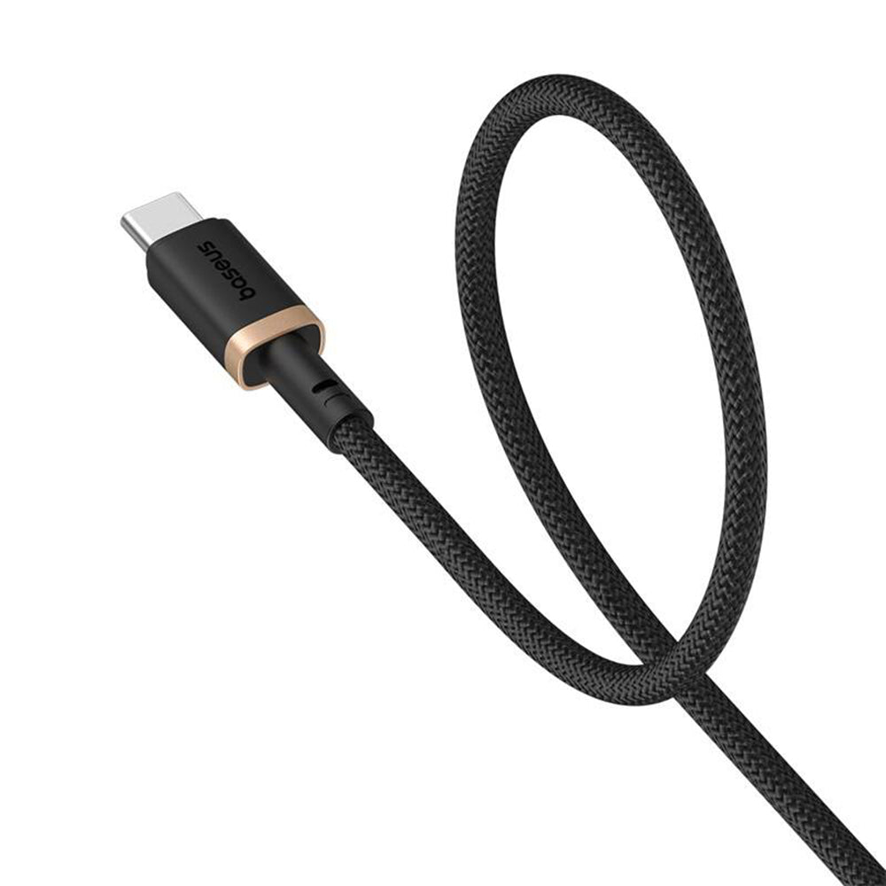 USB-A to USB-C Data and Charging Cable Baseus Dura Series, 60W, 2m, Gold P10377802U01-02