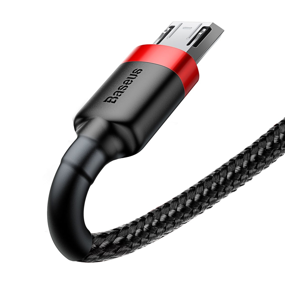 Daten- und Ladekabel USB-A - microUSB Baseus Cafule, 18W, 1m, Rot CAMKLF-B91