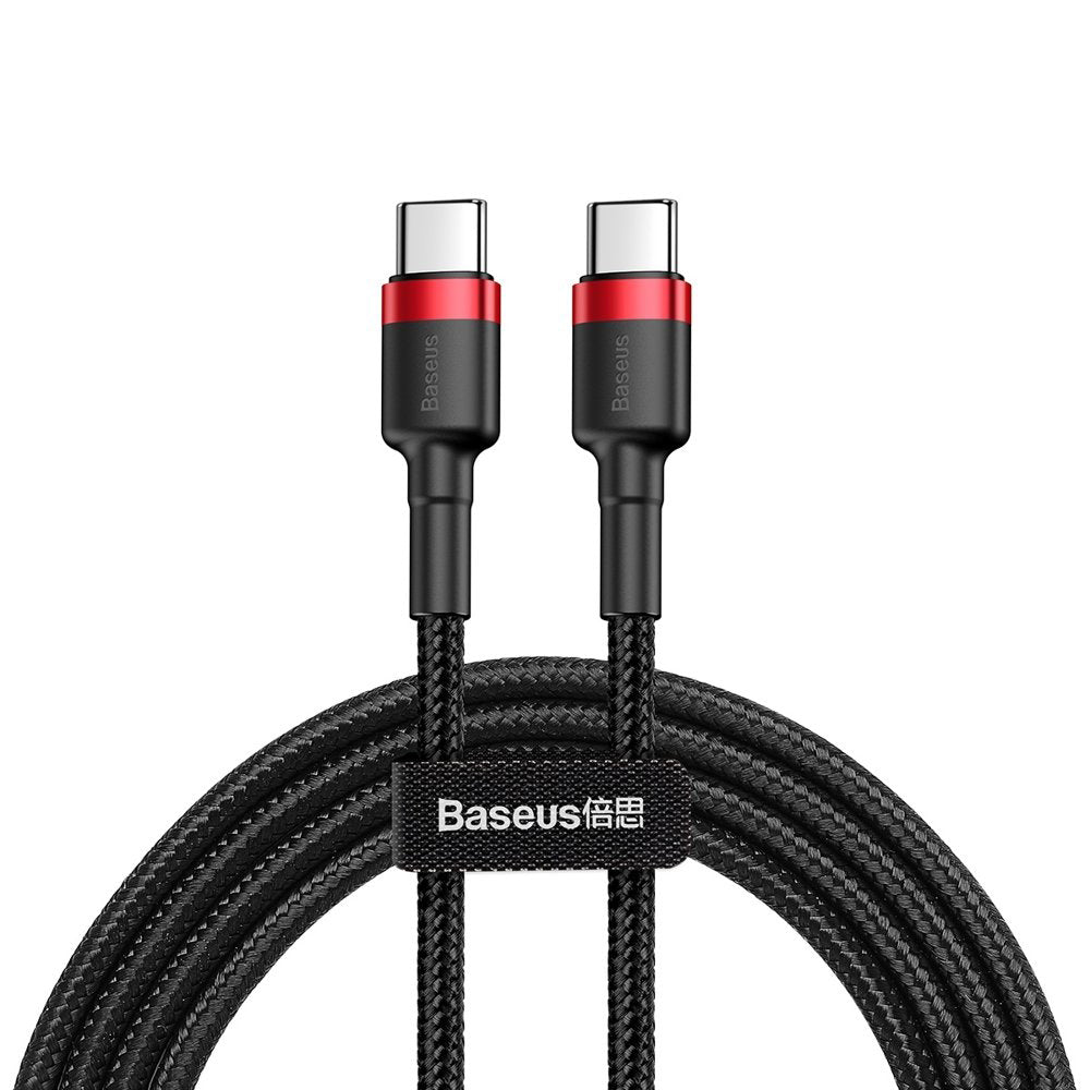 USB-C Daten- und Ladekabel - USB-C Baseus Cafule, 60W, 2m, Rot CATKLF-H91