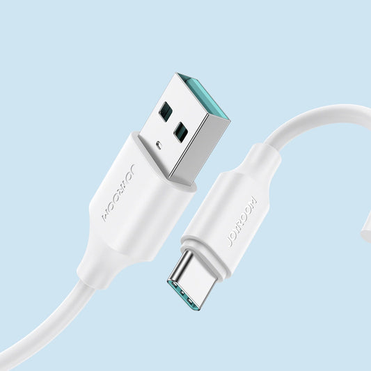 USB-A to USB-C Data and Charging Cable Joyroom S-A9, 20W, 1m, White