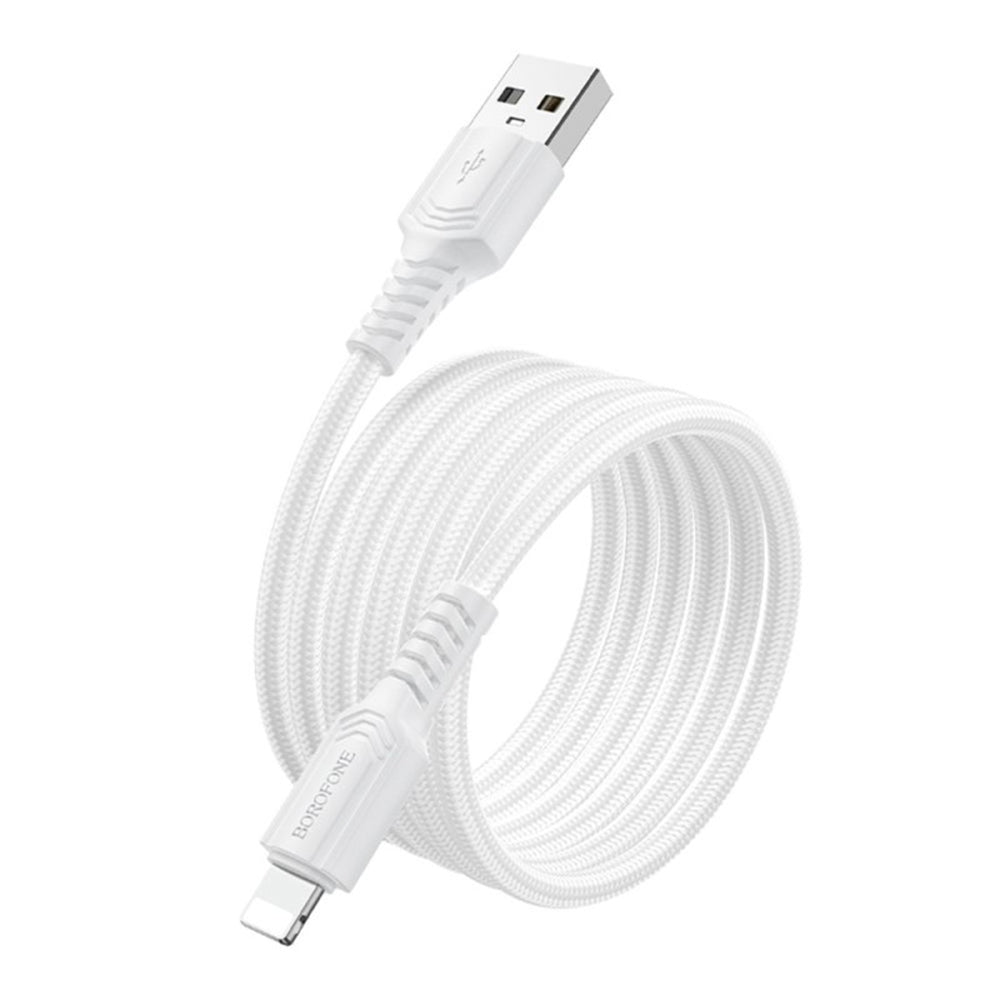 Daten- und Ladekabel USB-A - Lightning Borofone BX116 Certain, 18W, 1m, Schwarz