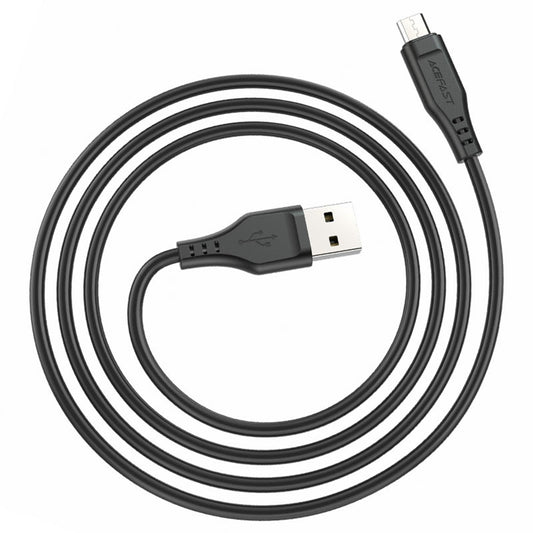 Daten- und Ladekabel USB-A - microUSB Acefast C3-09, 18W, 1,2m, Weiß