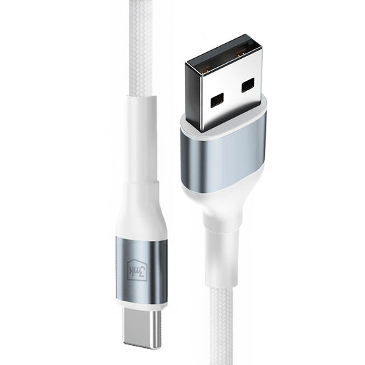 Daten- und Ladekabel USB-A - USB-C 3MK Hyper N, 18W, 1m, Weiß