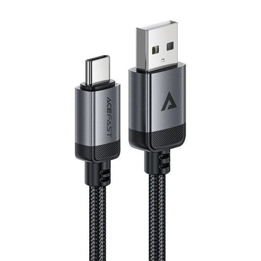 USB-A - USB-C Daten- und Ladekabel Acefast C20-04, 18W, 1.2m, Schwarz