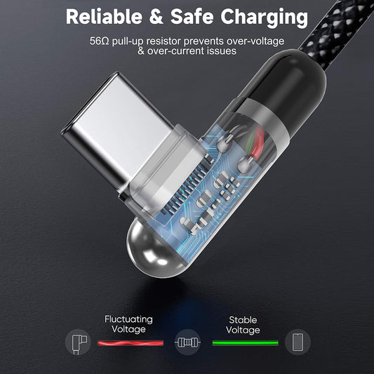 Daten- und Ladekabel USB-A - USB-C Lito LD13C, 18W, 1m, Schwarz