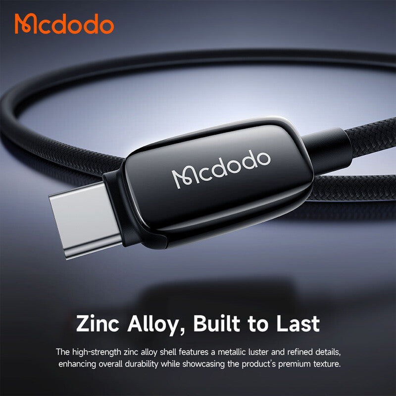 USB-A - USB-C Daten- und Ladekabel McDodo CA-0020, 66W, 1.2m, Schwarz
