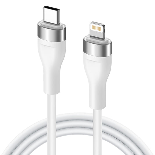 Daten- und Ladekabel USB-C - Lightning Lito LD02CL, 30W, 1.2m, Weiß