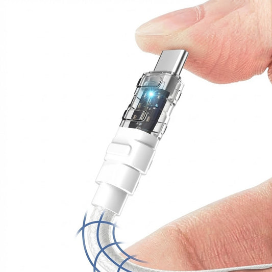 Daten- und Ladekabel USB-C - Lightning Lito LD05, 27W, 1m, Weiß