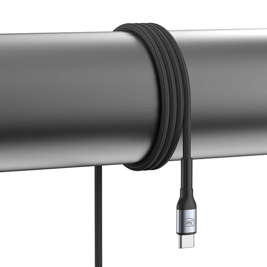 USB-C Daten- und Ladekabel - USB-C 3MK Hyper N Angled, 60W, 2m, Schwarz
