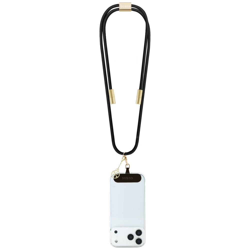 USB-C to USB-C Data and Charging Cable Guess CBDY 4G Charm, 100W, 1.5m, Black