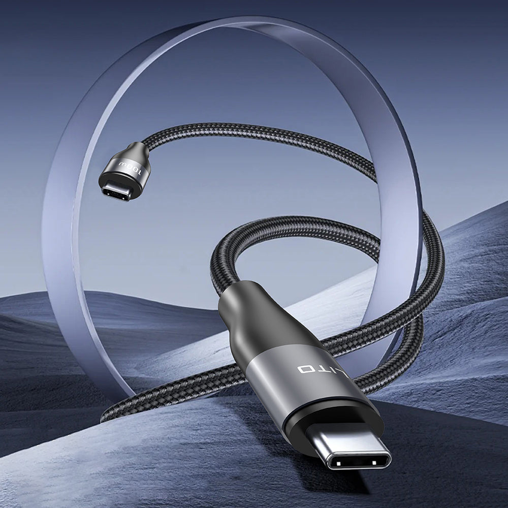 USB-C Daten- und Ladekabel - USB-C Lito LD23CC, 100W, 1m, Grau