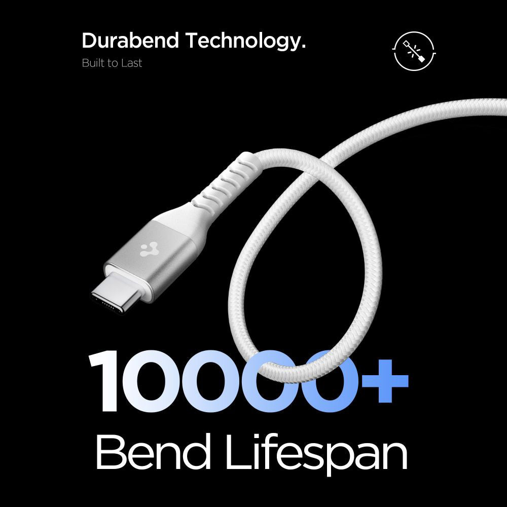 Daten- und Ladekabel USB-C - USB-C Spigen EB10010CCA, 100W, 1m, Weiß ACA11102