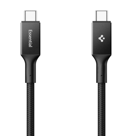 Daten- und Ladekabel USB-C - USB-C Spigen EB10015CC, 100W, 1.5m, Schwarz ACA10421