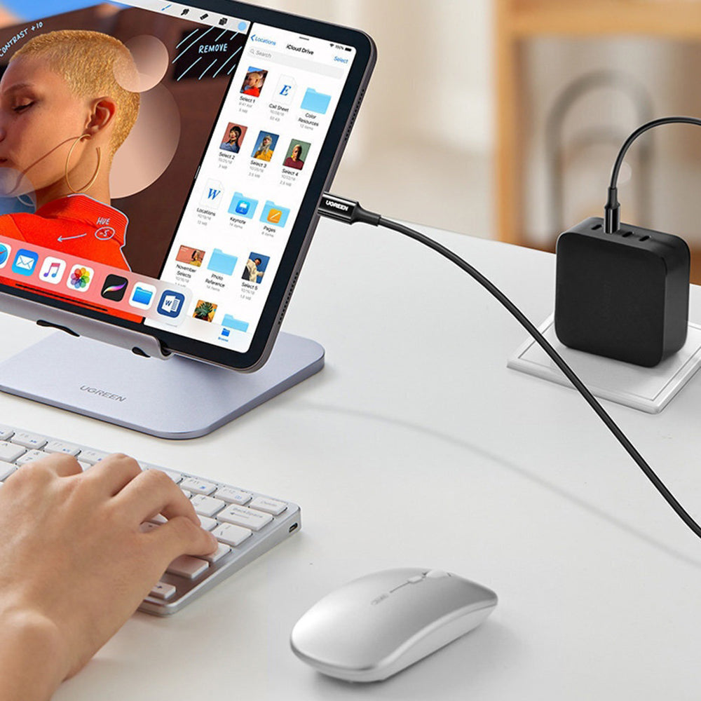 Daten- und Ladekabel USB-C - USB-C UGREEN US300 (80371), 100W, 1m, Schwarz