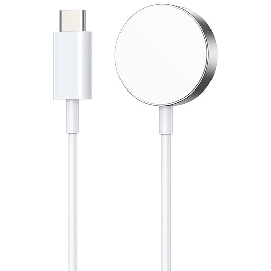 Kabelloses Ladegerät BWOO WL-18 für Apple Watch Series, USB-C, Weiß