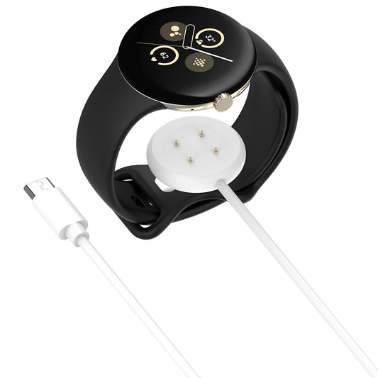 Ladekabel Techsuit THC5 für Google Pixel Watch 3 45mm / Watch 3 41mm, USB-C, Weiß