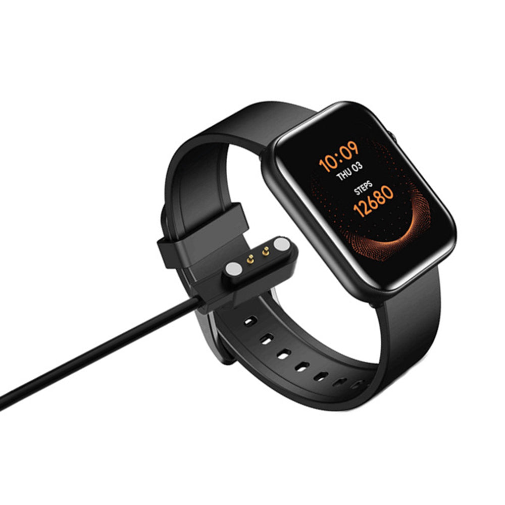 Techsuit TXC7 Charging Cable for Nothing CMF Watch Pro / Pro 2, USB-A, Black