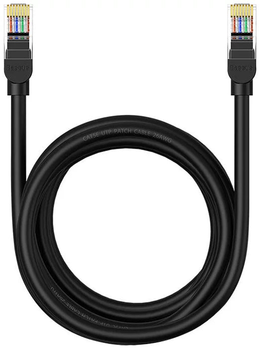 Baseus Netzwerkkabel, UTP, Cat5, 3m, Schwarz B00133206111-04