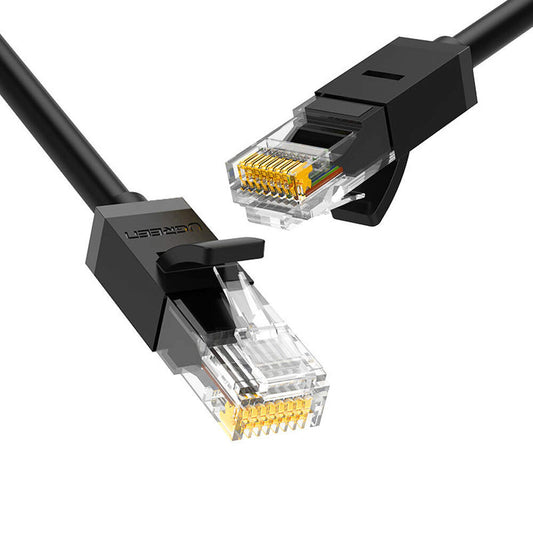 Netzwerkkabel UGREEN NW102, UTP, Kat6, 0,5m, Schwarz