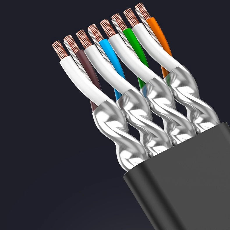 Netzwerkkabel UGREEN NW106 Flach, UTP, Cat7, 3m, Schwarz