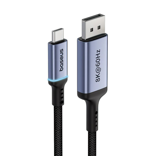 Audio- und Videokabel USB-C - DisplayPort USB-C Baseus Ultra Clarity, 8K, 1,5m, Schwarz B006337070D111-00