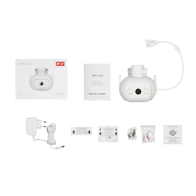 iMILAB EC5 WLAN Überwachungskamera | 2K 3MP | IP66 Außenbereich | 360°
