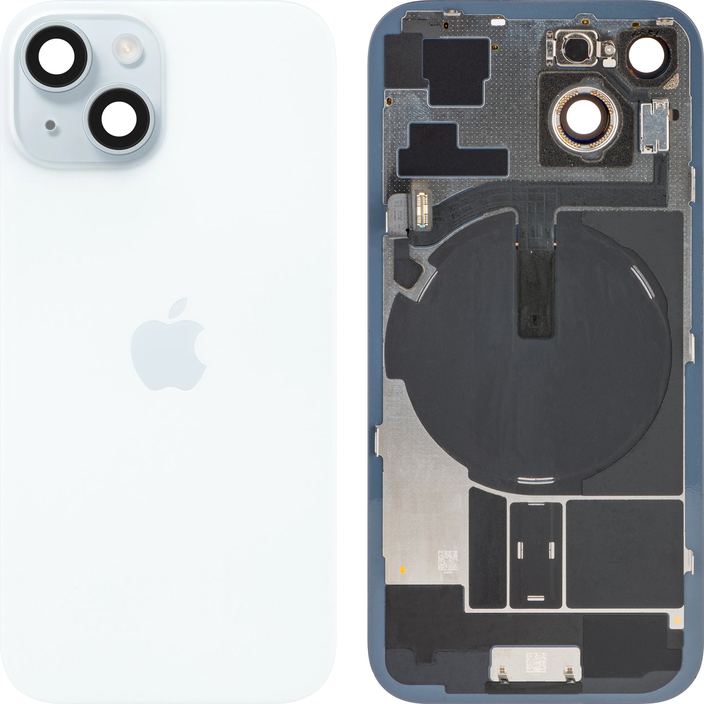 Apple iPhone 15 Batteriedeckel, Blau, Premium Swap