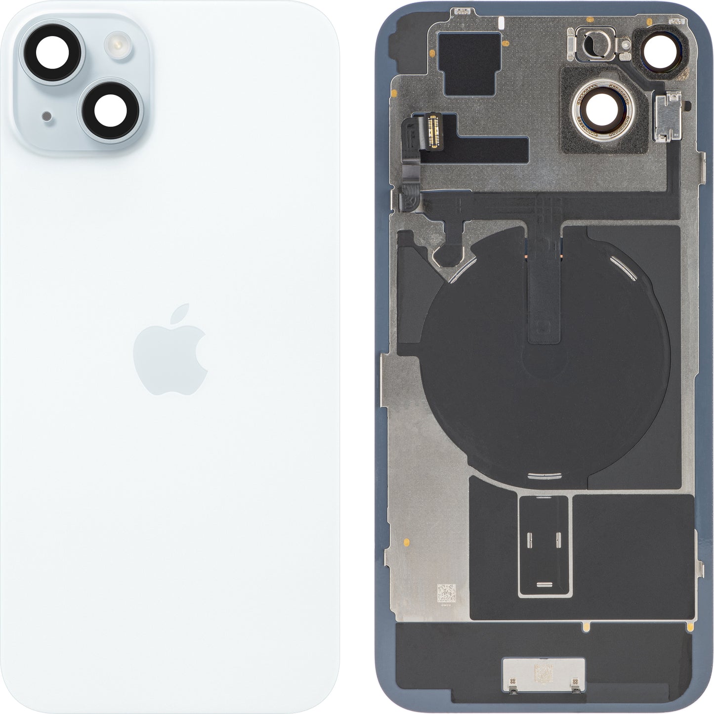 Batteriedeckel Apple iPhone 15 Plus, Blau, Premium Swap