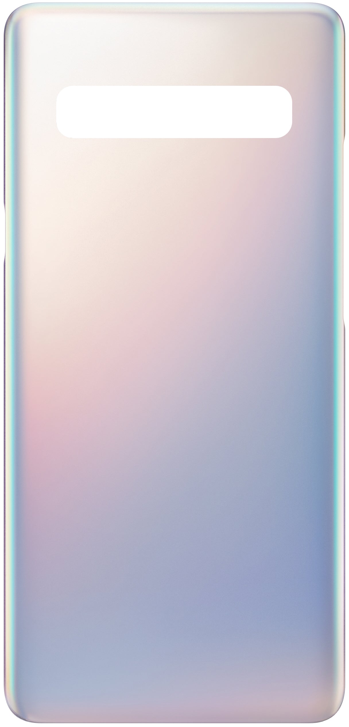 Akkudeckel kompatibel mit Samsung Galaxy S10 5G G977, Silber