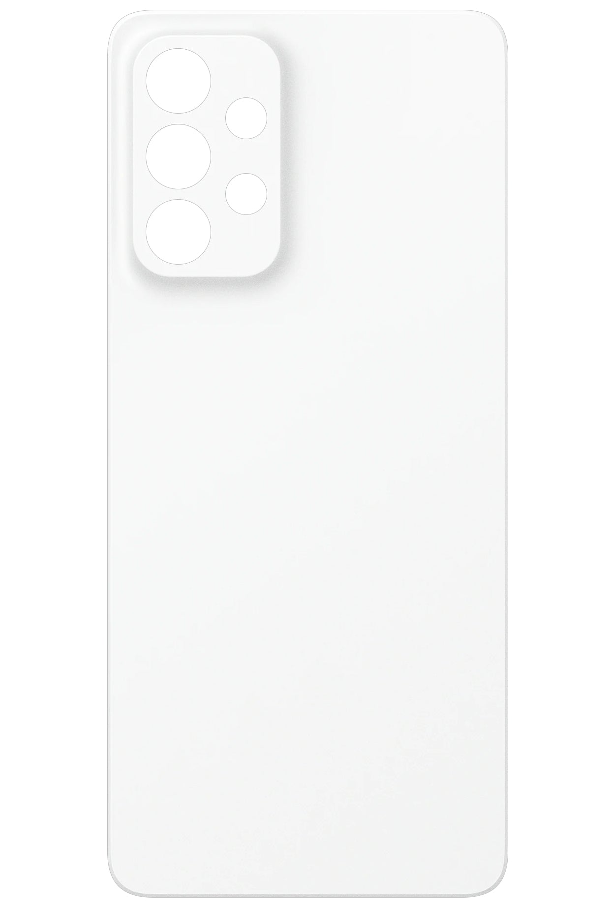 Akkudeckel kompatibel mit Samsung Galaxy A33 5G A336, Weiß
