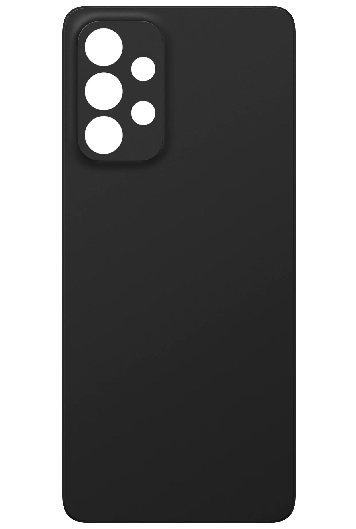 Batteriedeckel kompatibel mit Samsung Galaxy A33 5G A336, Schwarz