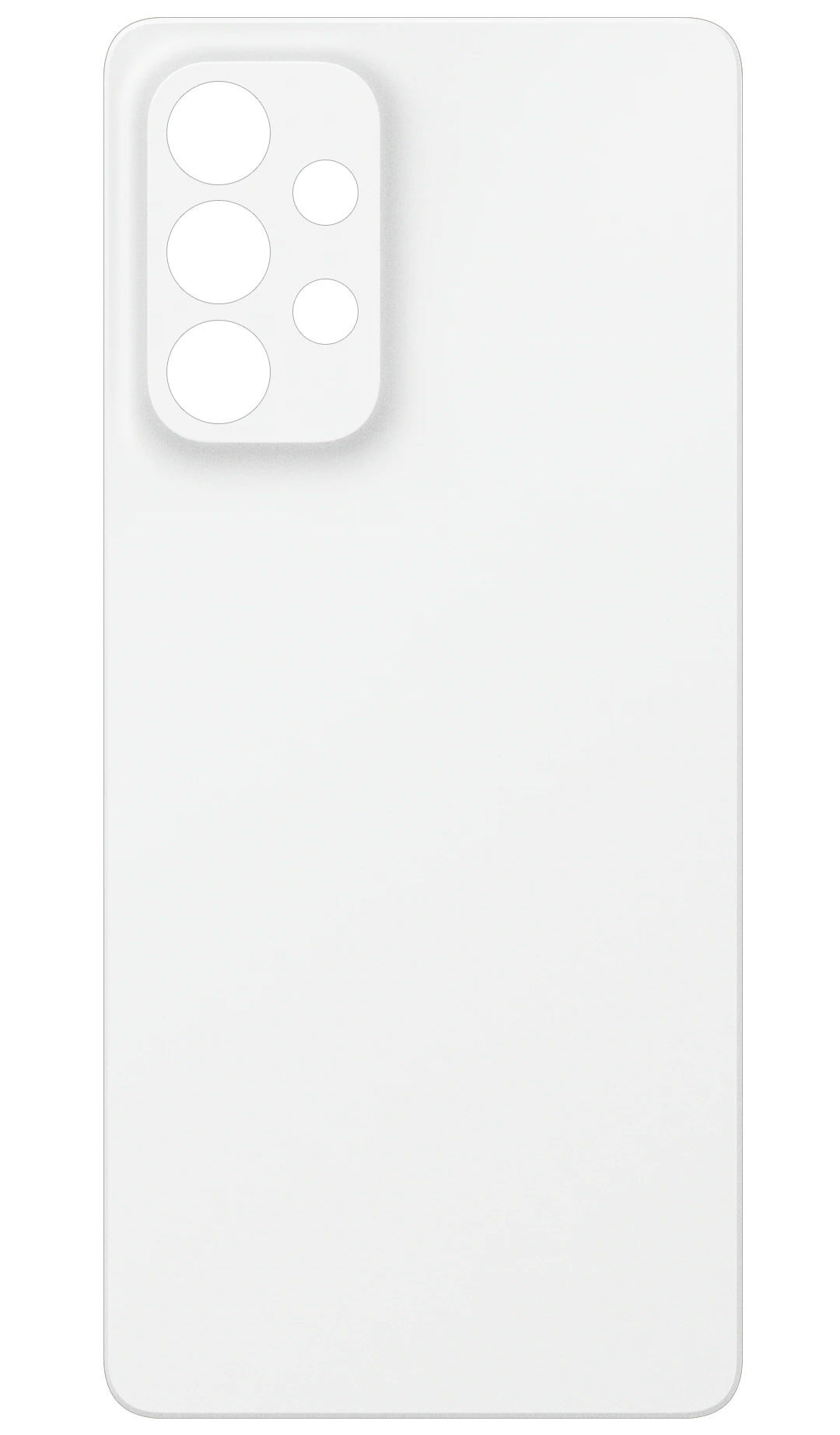 Akkudeckel kompatibel mit Samsung Galaxy A53 5G A536, Weiß